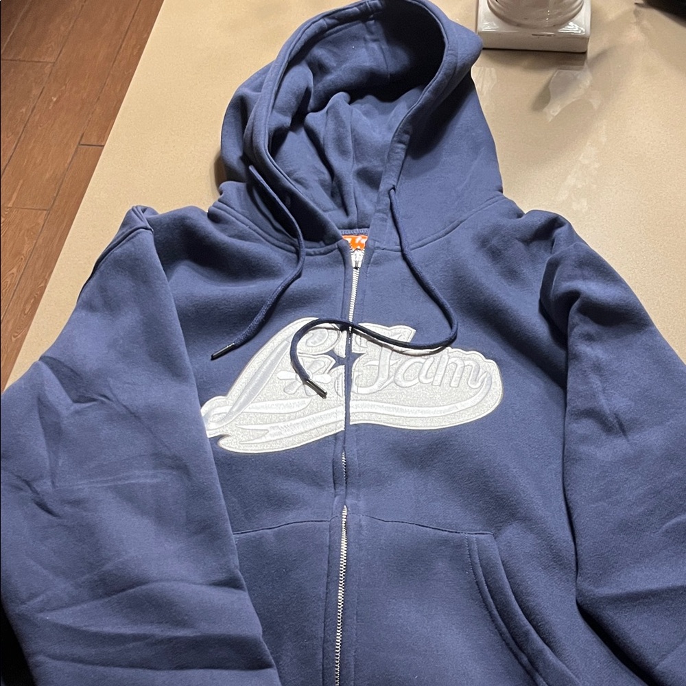 Blue Hoodie Jacket